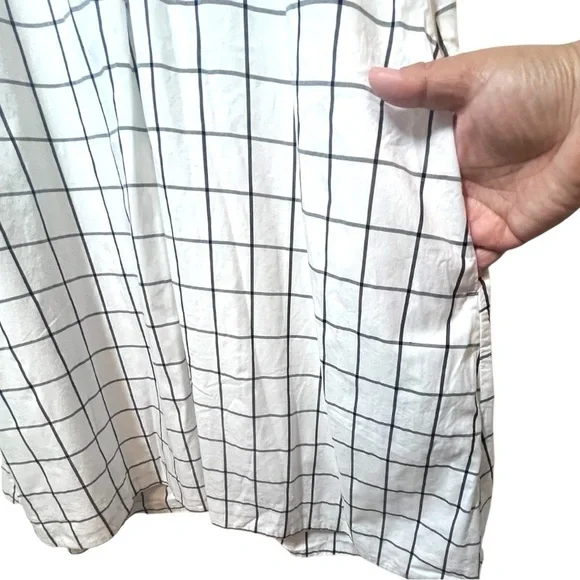 Madewell Grid Print Dress - Picture 7 of 11